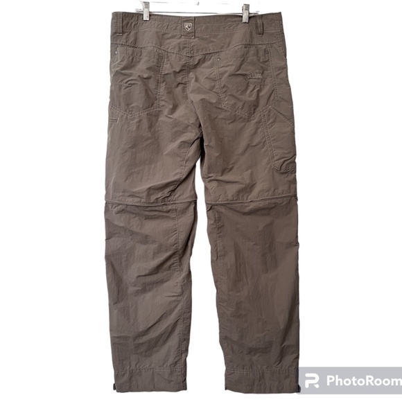 KUHL Men's Liberator Convertible Stealth Zip Off Cargo Hiking Pants 38x32 Shorts - Picture 3 of 13